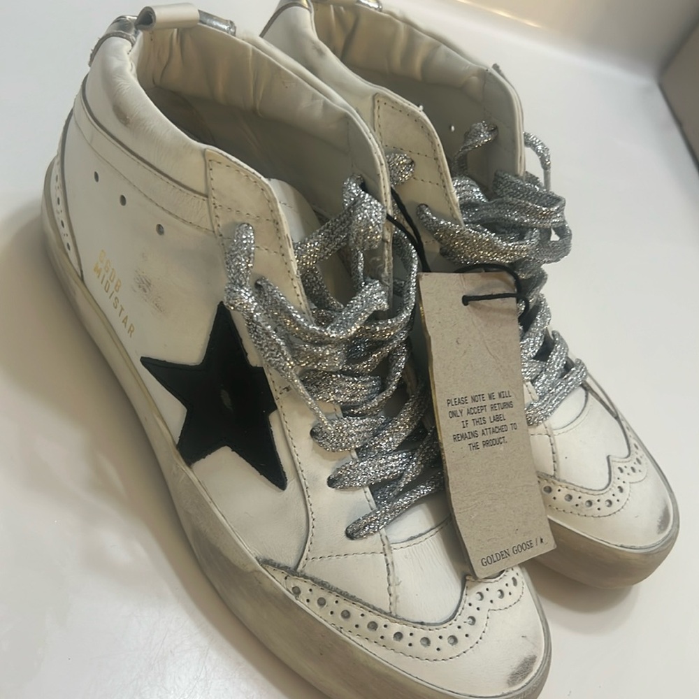 New golden goose mid star shoes